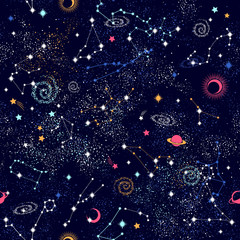 Obraz premium Wydruk wzoru Galaxy Constilation