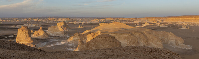 Fototapeta na wymiar panorama of El Agabat at the Western desert