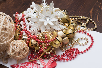 Christmas decorations,  New Year tree, holidays and religion.