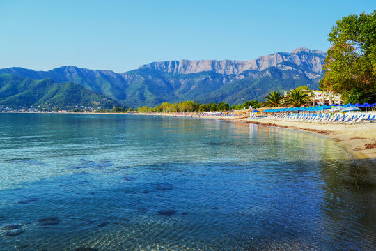  Golden Beach in Skala Potamia, Thassos