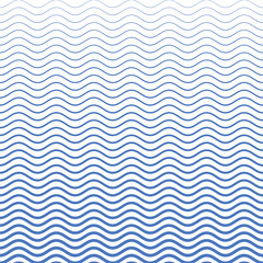 Blue wave pattern. Vector