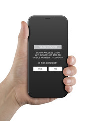 Hand Holding Cellphone