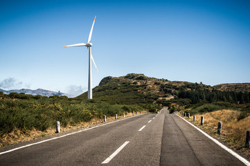 Madeira Hochland Windkraft