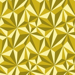 GOLDEN MODERN TRIANGLE SEAMLESS VECTOR PATTERN. WEB GOEMETRIC BACKGROUND