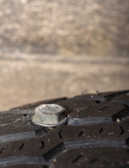 Look What I found in my tire this morning!