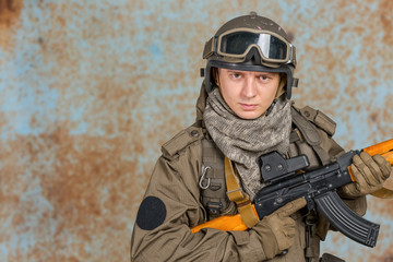 Russian special forces soldier
