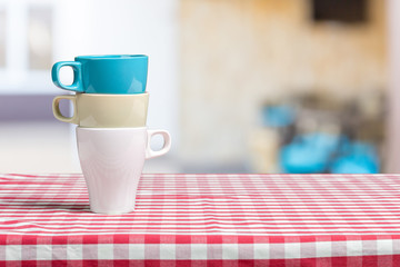 cup on the table