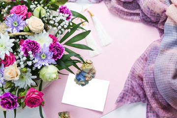 Beautiful stickers with female accessories