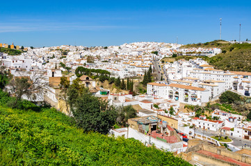 Obraz premium Aerial view in Arcos de la Frontera, Spain