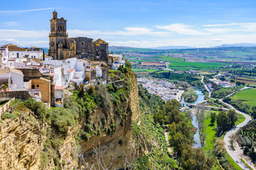Church on the rock in Arcos de la Frontera, Spain © kovgabor79