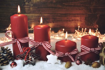 Adventskerzen - vierter Advent