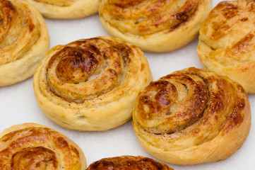 Roll with cinnamon.