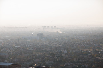 Konya city in winter