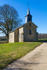 Fototapeta na wymiar Chapel in Hersberg, Luxembourg