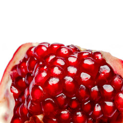 Pomegranate seeds close-up