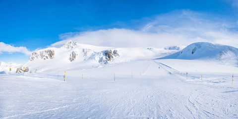 Italian Alps in the winter