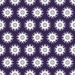 geometric pattern in white on an ultra - violet background