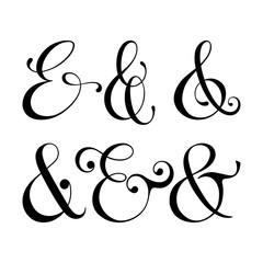 collection of ampersands