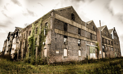 Fototapeta na wymiar Abandoned factory