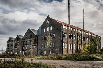 Fototapeta na wymiar Abandoned factory