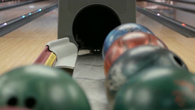 Bowling Ball out of Ball Return