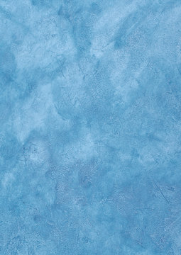 Light blue marble or cracked concrete background (as an abstract background or marble or concrete texture)