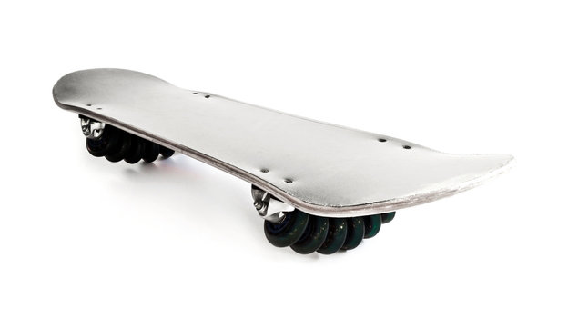 Huge skateboard with twelve wheels