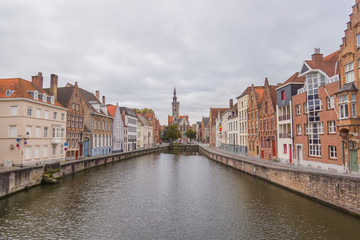 River in Bruges, Belgium