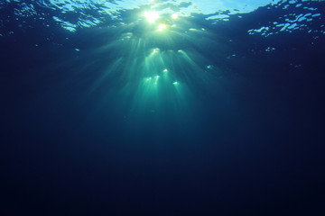 Underwater blue background