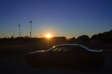 Challenger sunset