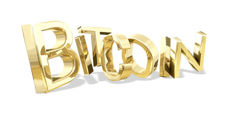 Bitcoin bitcoins 3d rendering golden festive 3d rendering
