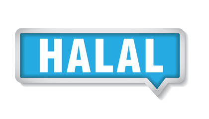 halal label, tag, mark, sign