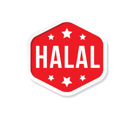 halal label, tag, mark, sign