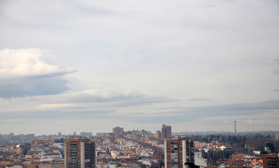 Fototapeta na wymiar Skyline Madrid