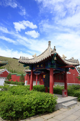 Chinese temples building