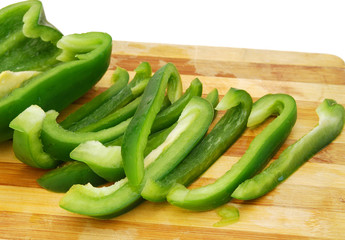 Pepper sliced vegetable