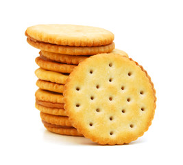 Stack of peanut butter cookies