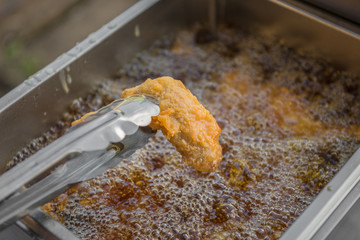 Fried Chicken in Electric Pot