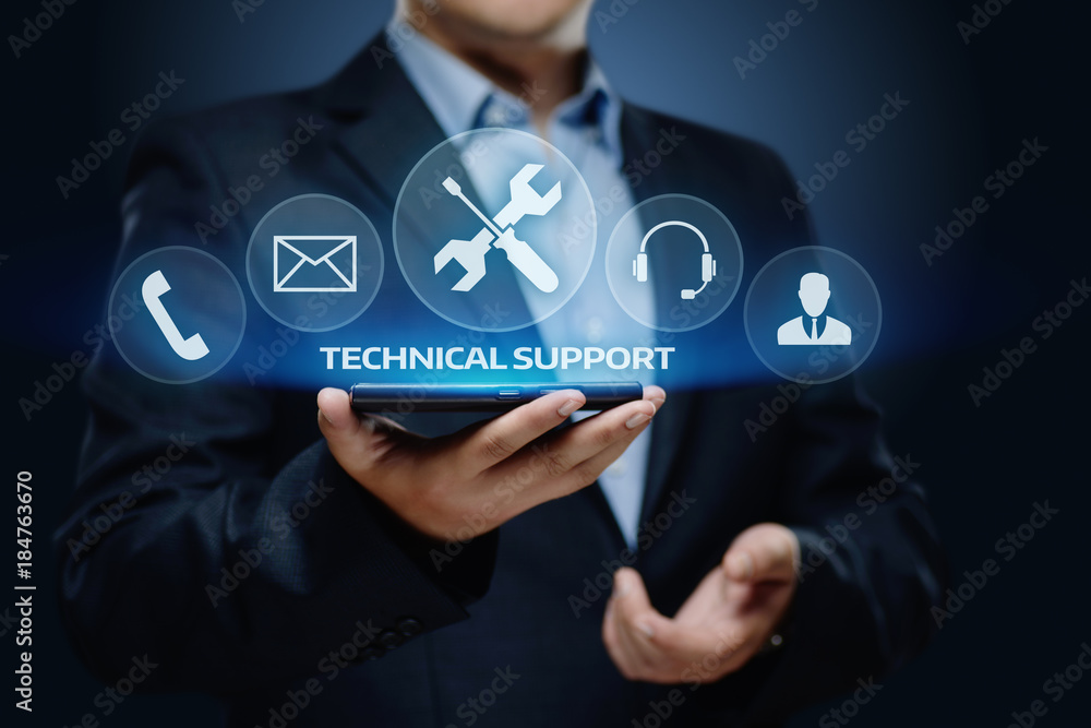 Poster Technical Support Customer Service Business Technology Internet Concept