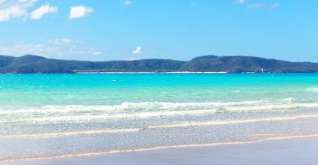 Rideaux velours Whitehaven Beach, île de Whitsundays, Australie in australia the beach  like paradise