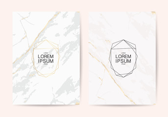 card template with marble 