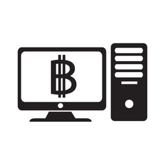 Bitcoin icon design