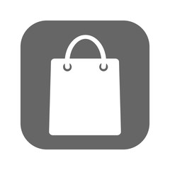 shopping bag - vector icon