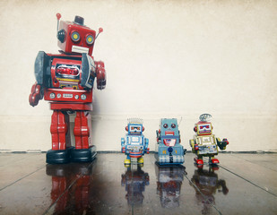 boss robot told off