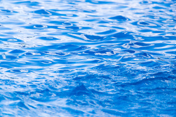 Abstract background of smooth water in the pool
