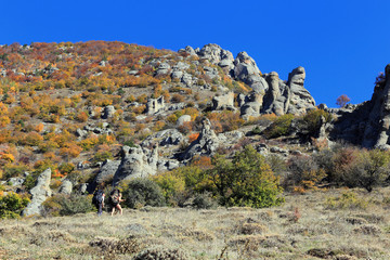 mount demerdzhi in the crimea