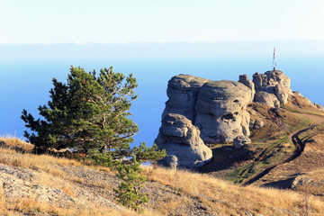 mount demerdzhi in the crimea