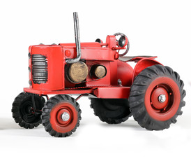 Red Toy Tractor