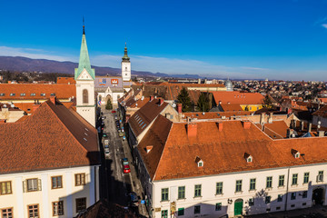 Obraz premium St.Mark And Greek Catholic Churches-Zagreb,Croatia