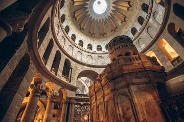 Foto op Plexiglas Interior of the Church of the Holy Sepulchre in Jerusalem, Israel © oleksandr.info